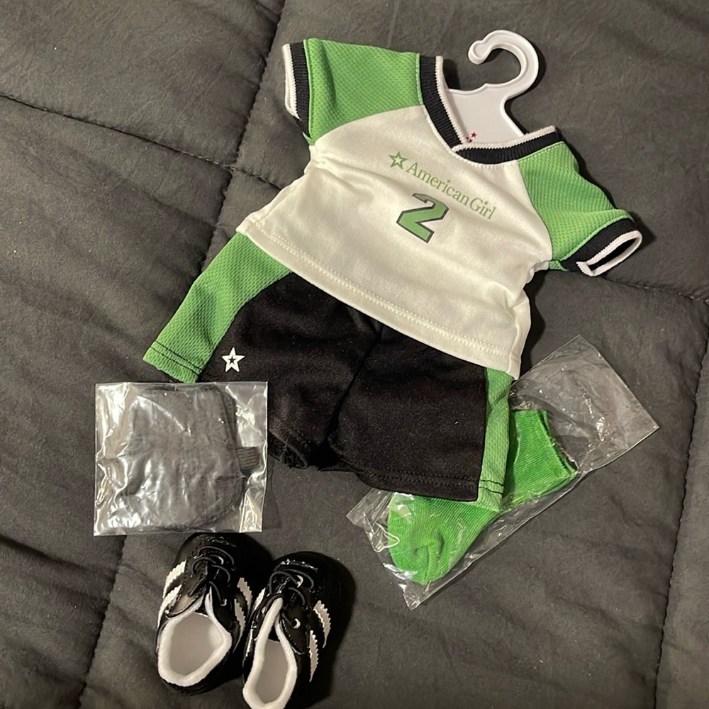 American girl soccer uniform